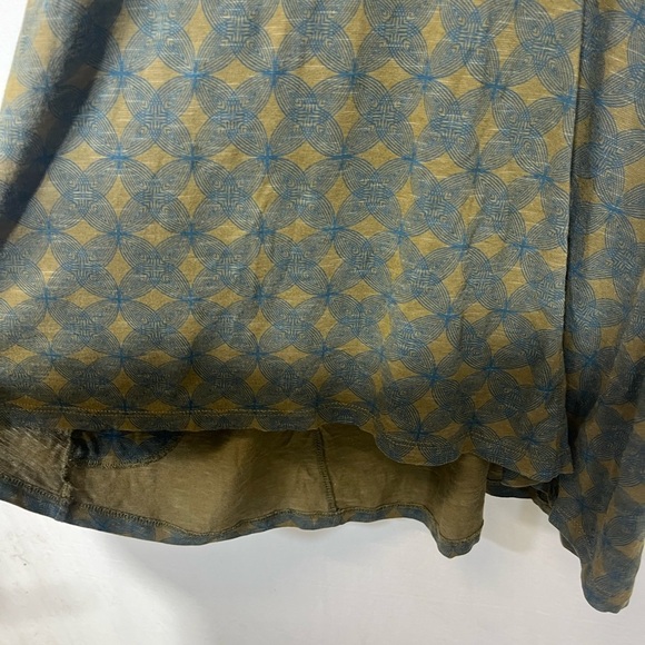 Horny Toad Women's Dress Blue and Green Print Toad & Co Long Sleeve Size Small - Picture 6 of 8